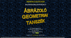 Desktop Screenshot of abrpc09.abrg.uni-miskolc.hu