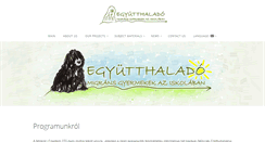 Desktop Screenshot of egyutthalado.uni-miskolc.hu
