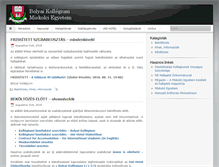 Tablet Screenshot of kollegium.uni-miskolc.hu