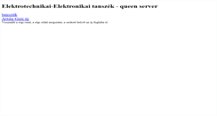 Desktop Screenshot of elektro.uni-miskolc.hu
