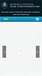 Mobile Screenshot of jogikar.uni-miskolc.hu